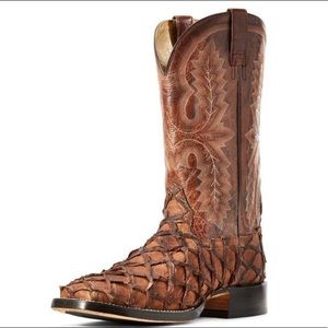 Ariat Exotic Piracaru Skin Boots NWT